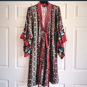 WOLF & BADGER BOHEMIAN KIMONO